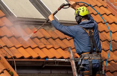 Démoussage et hydrofuge de toiture à Leyviller